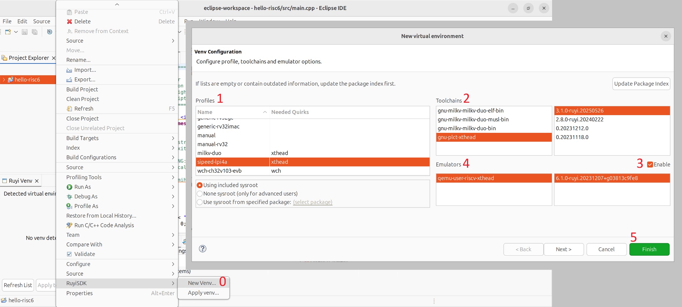 project-new-venv-conf